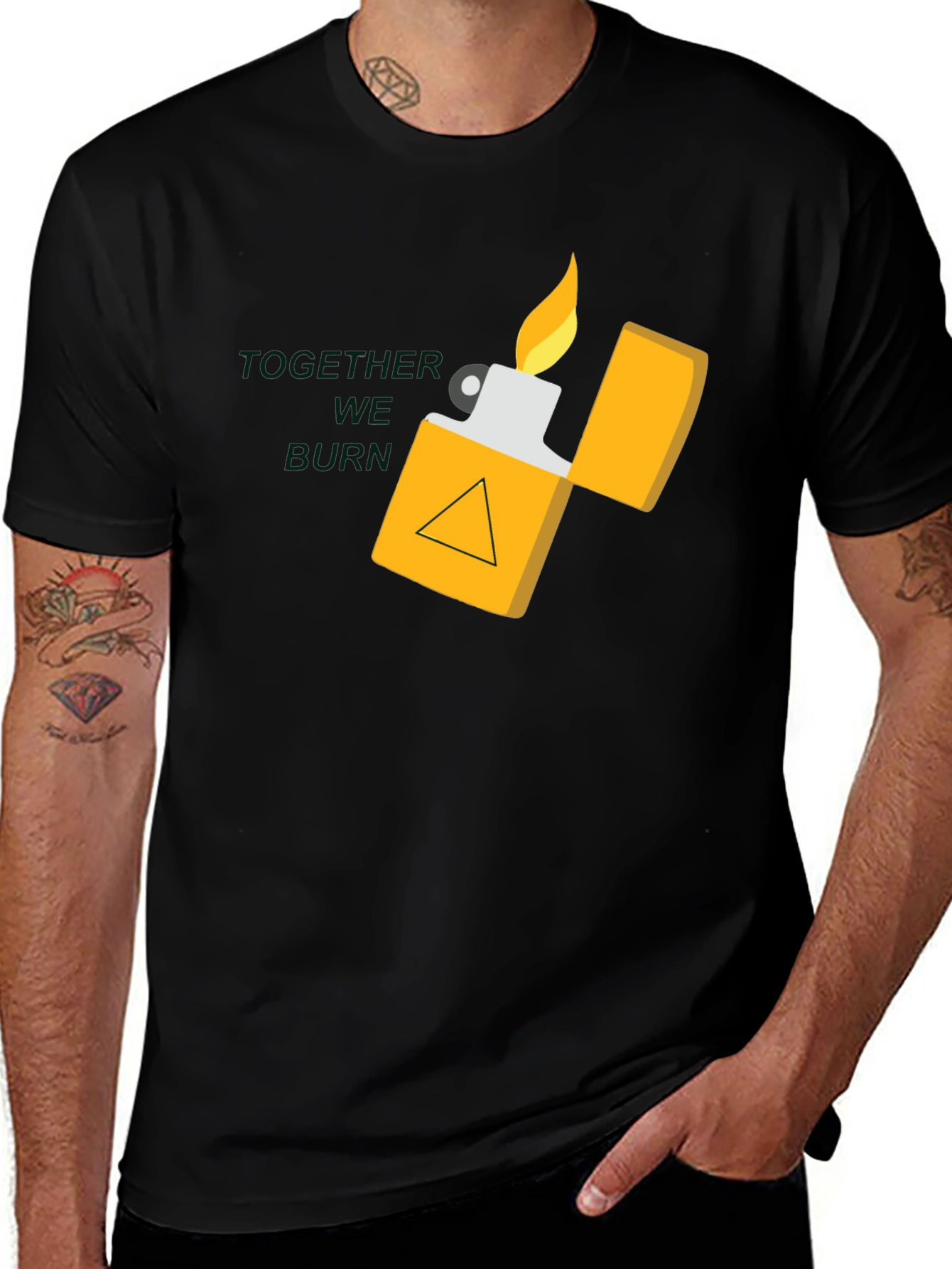 Lighter Graphic Tee - Together We Burn Shirt