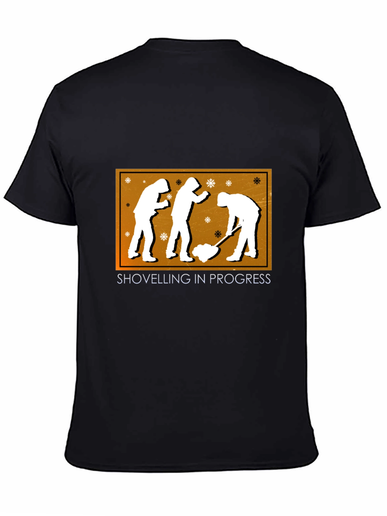 Shovelling in Progress Graphic Tee - Black
