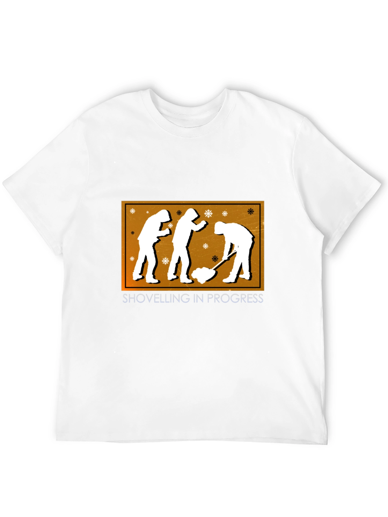 Shovelling in Progress Graphic Tee - Black