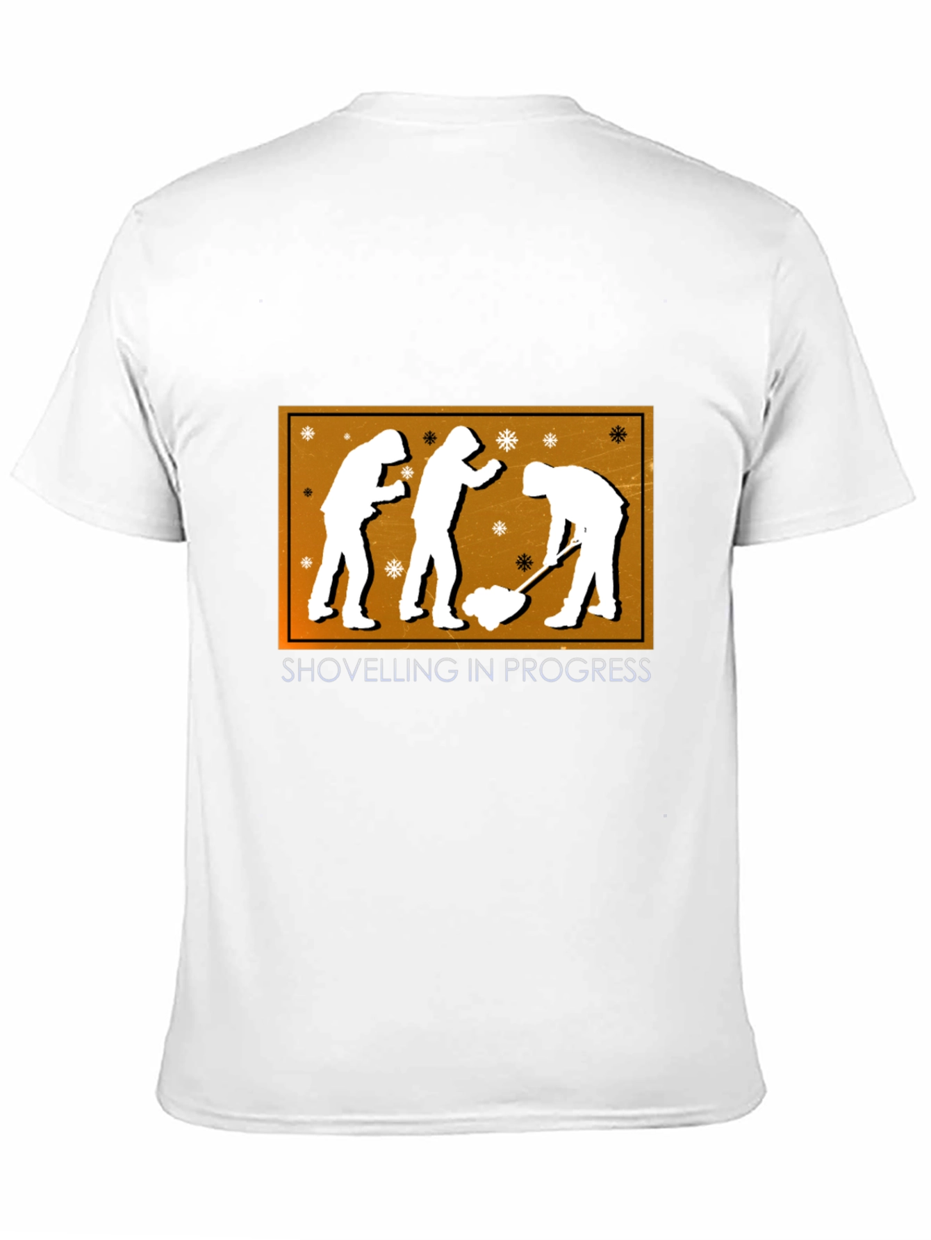 Shovelling in Progress Graphic Tee - Black