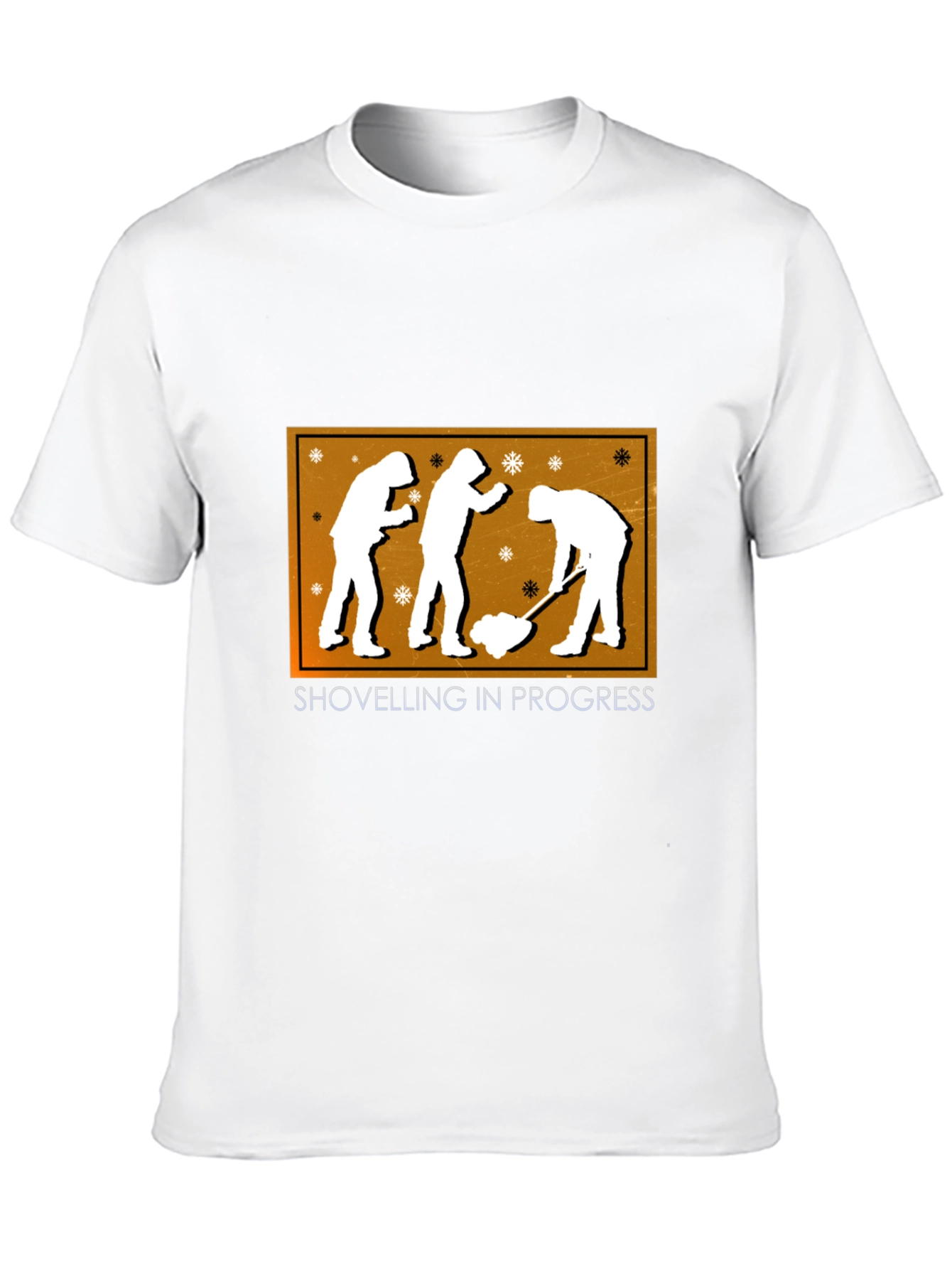 Shovelling in Progress Graphic Tee - Black