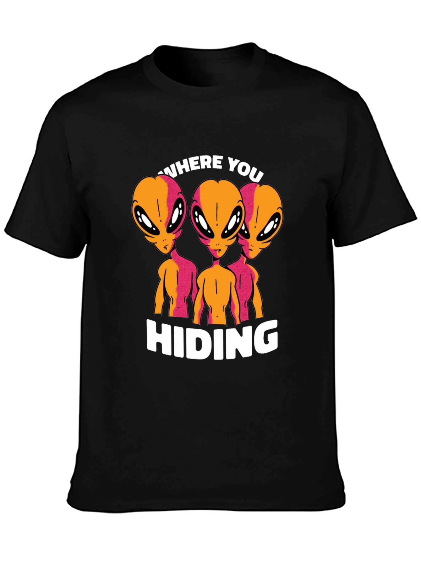 Alien Graphic T-Shirt - Where You Hiding?