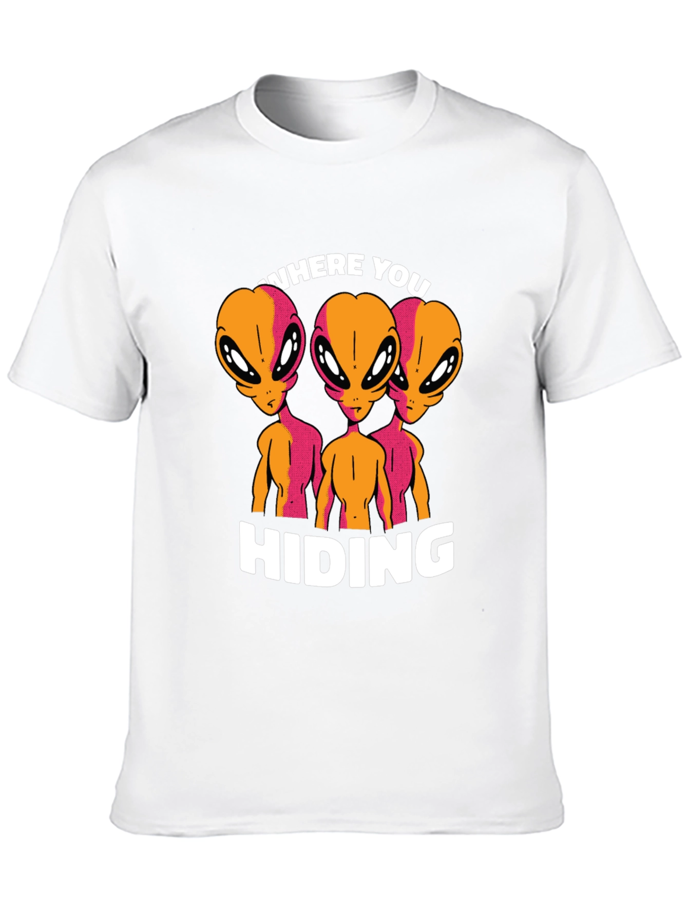 Alien Graphic T-Shirt - Where You Hiding?