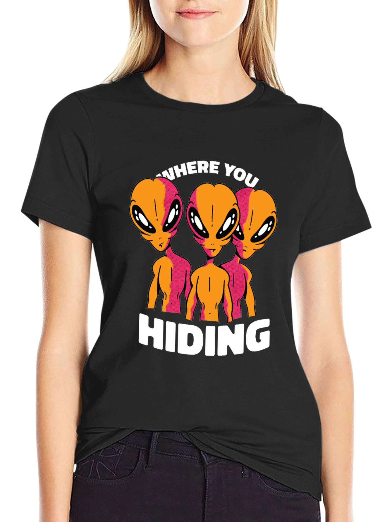 Alien Graphic T-Shirt - Where You Hiding?
