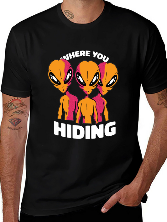 Alien Graphic T-Shirt - Where You Hiding?