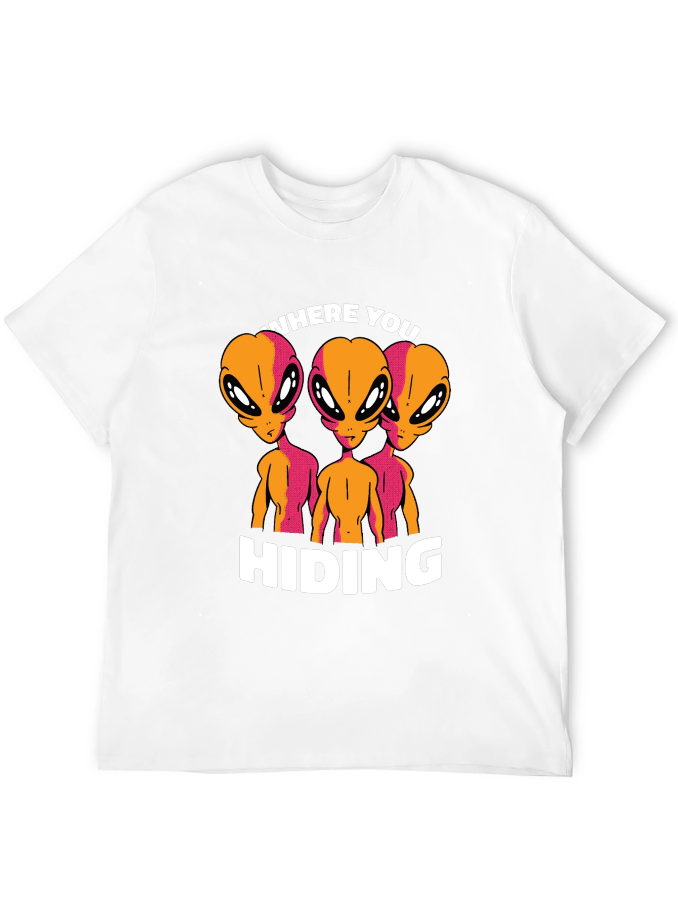 Alien Graphic T-Shirt - Where You Hiding?