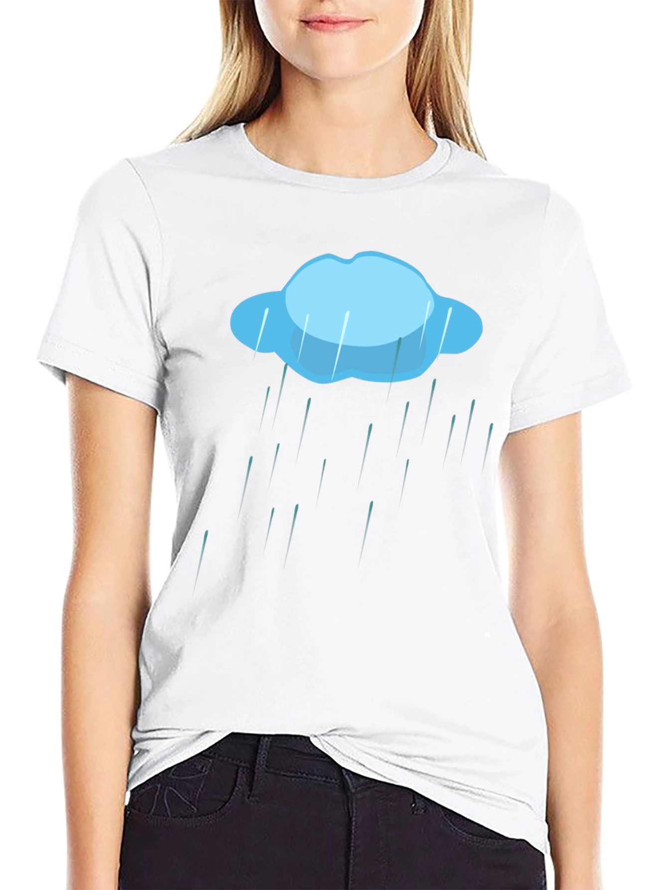 Rain Cloud Graphic Tee - Weather T-Shirt