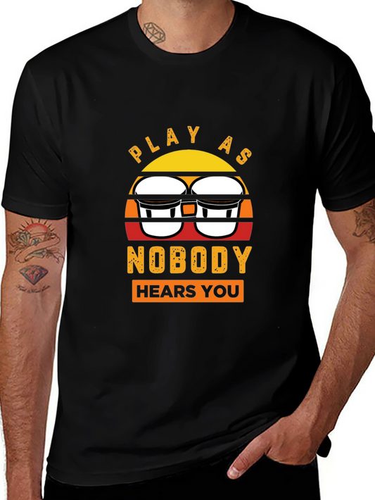 Play Bongos T-Shirt - Vintage Sunset Graphic Tee