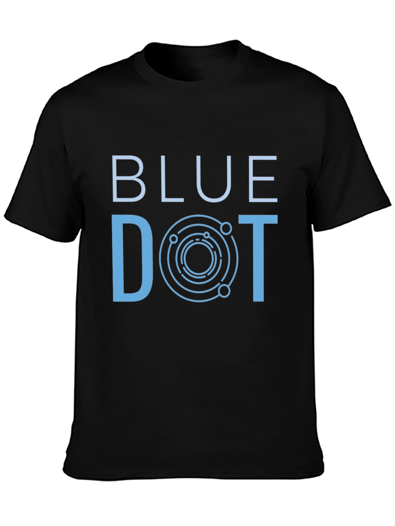 Blue Dot Graphic T-Shirt - Space Theme
