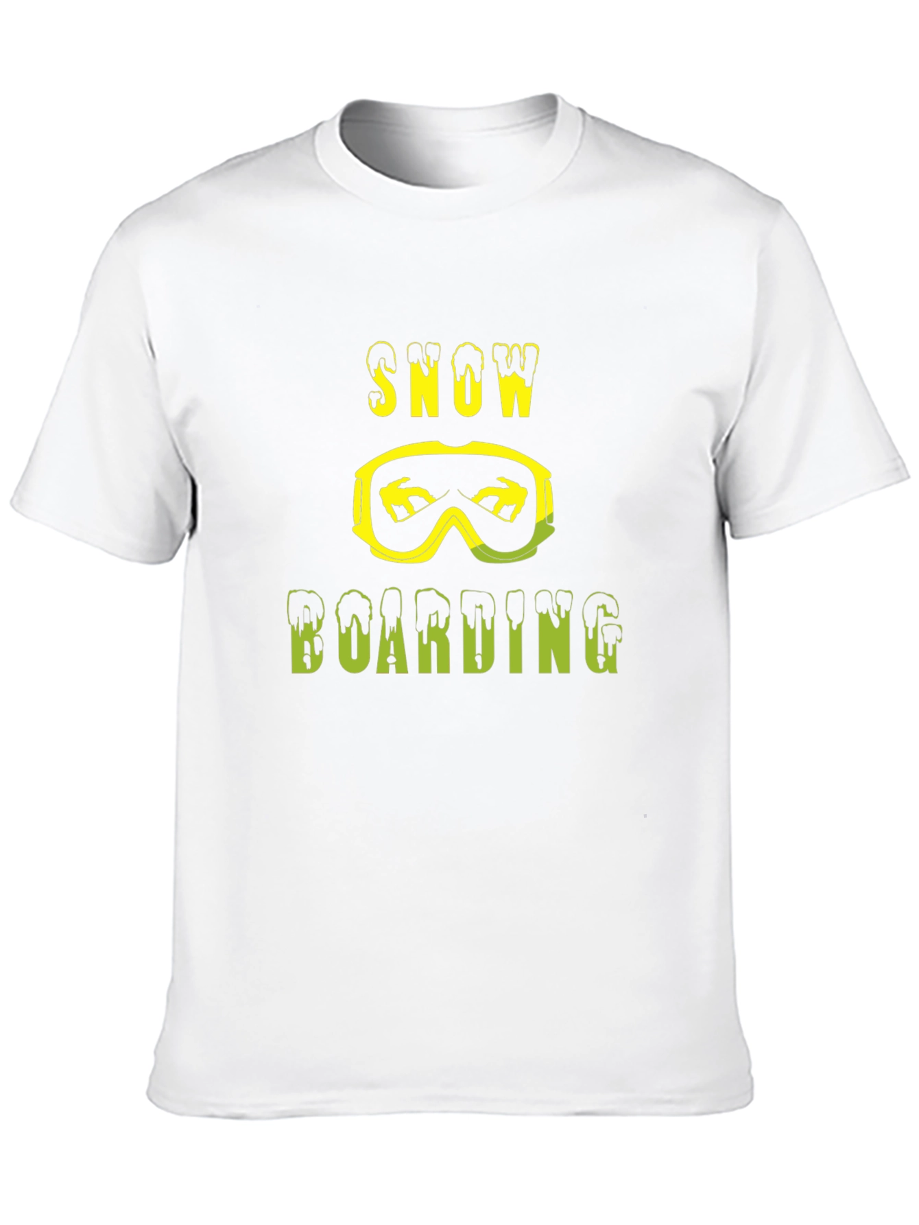 Snowboarding Graphic T-Shirt - Black