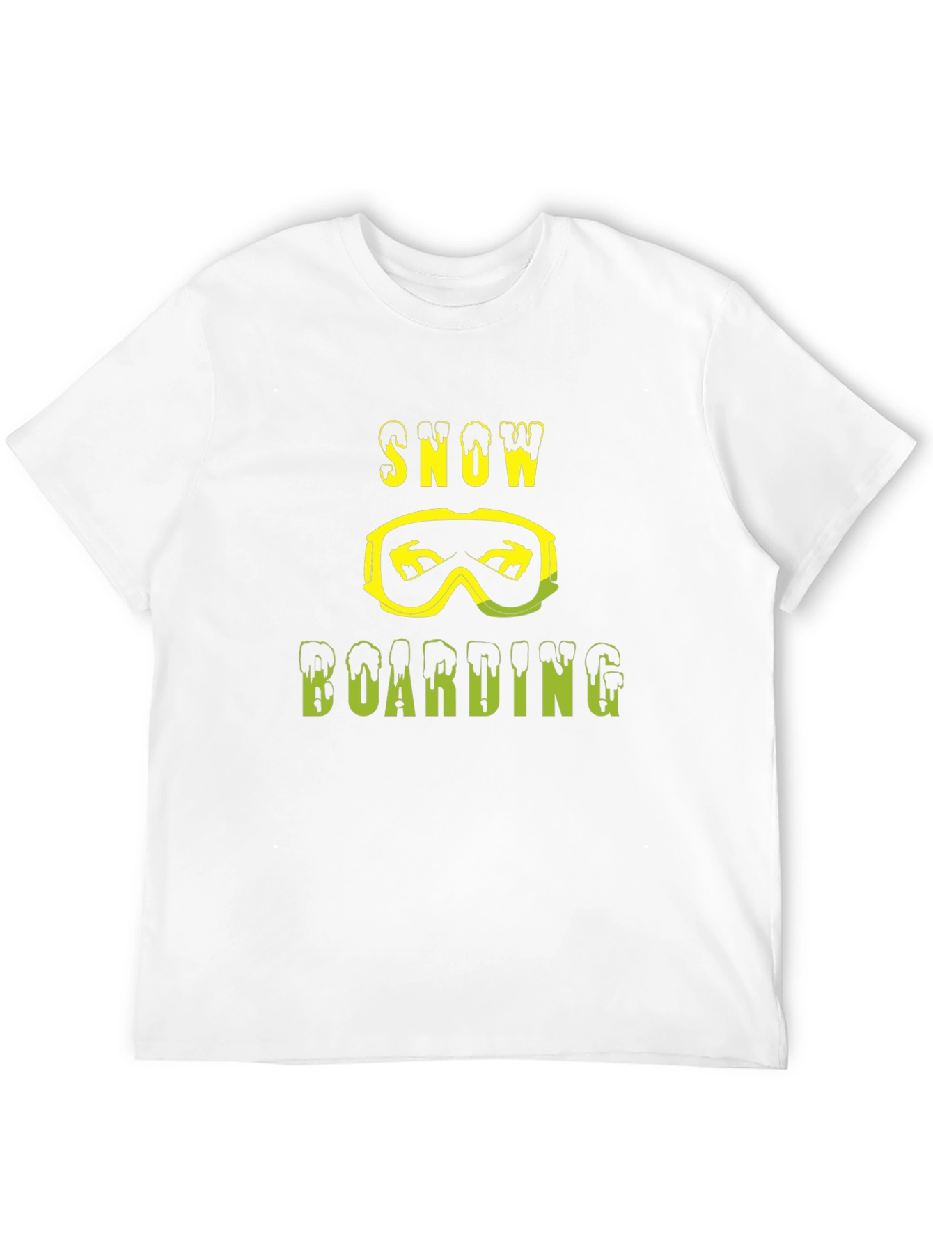 Snowboarding Graphic T-Shirt - Black