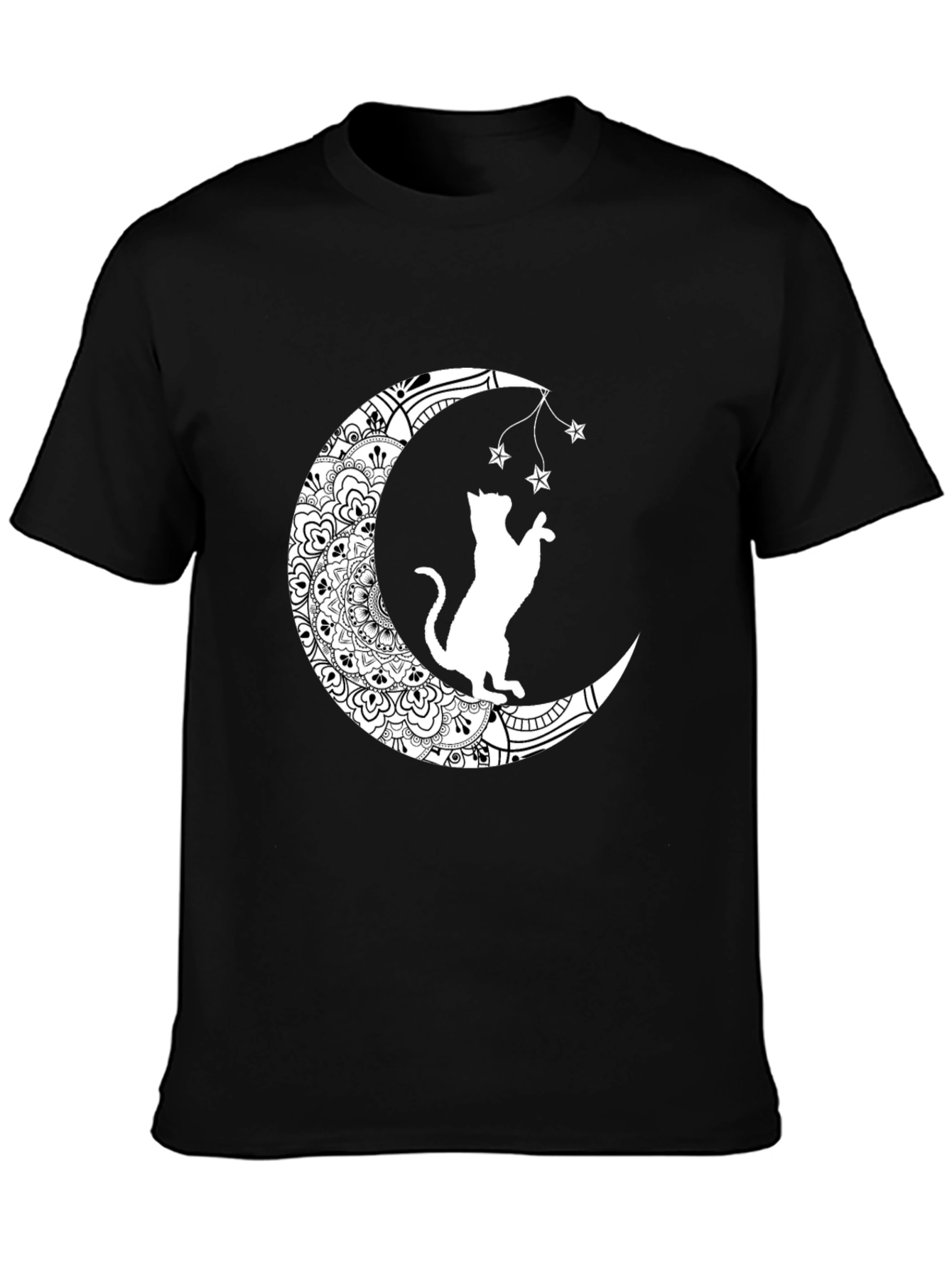 Cat on the Moon Graphic Tee