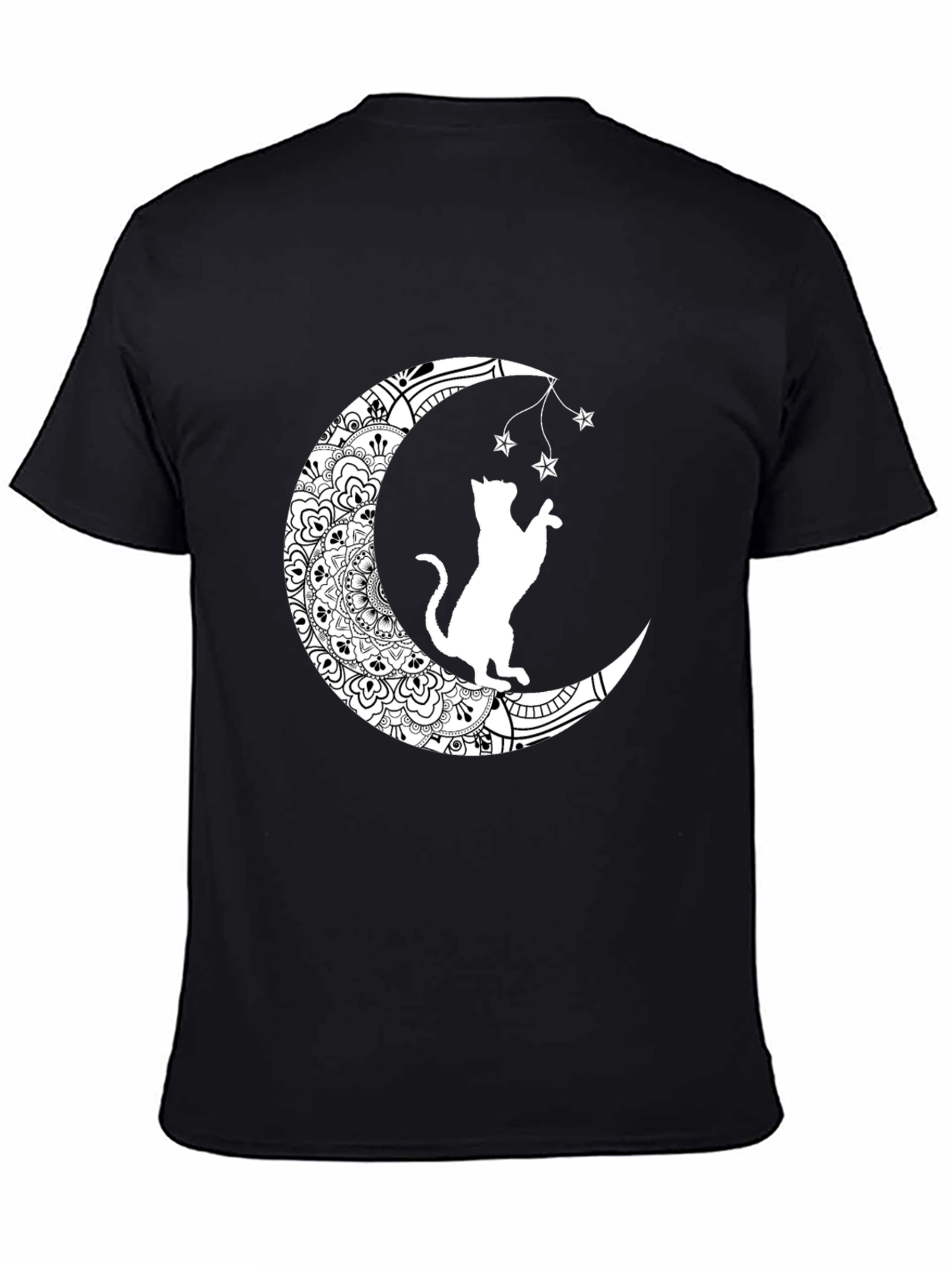 Cat on the Moon Graphic Tee