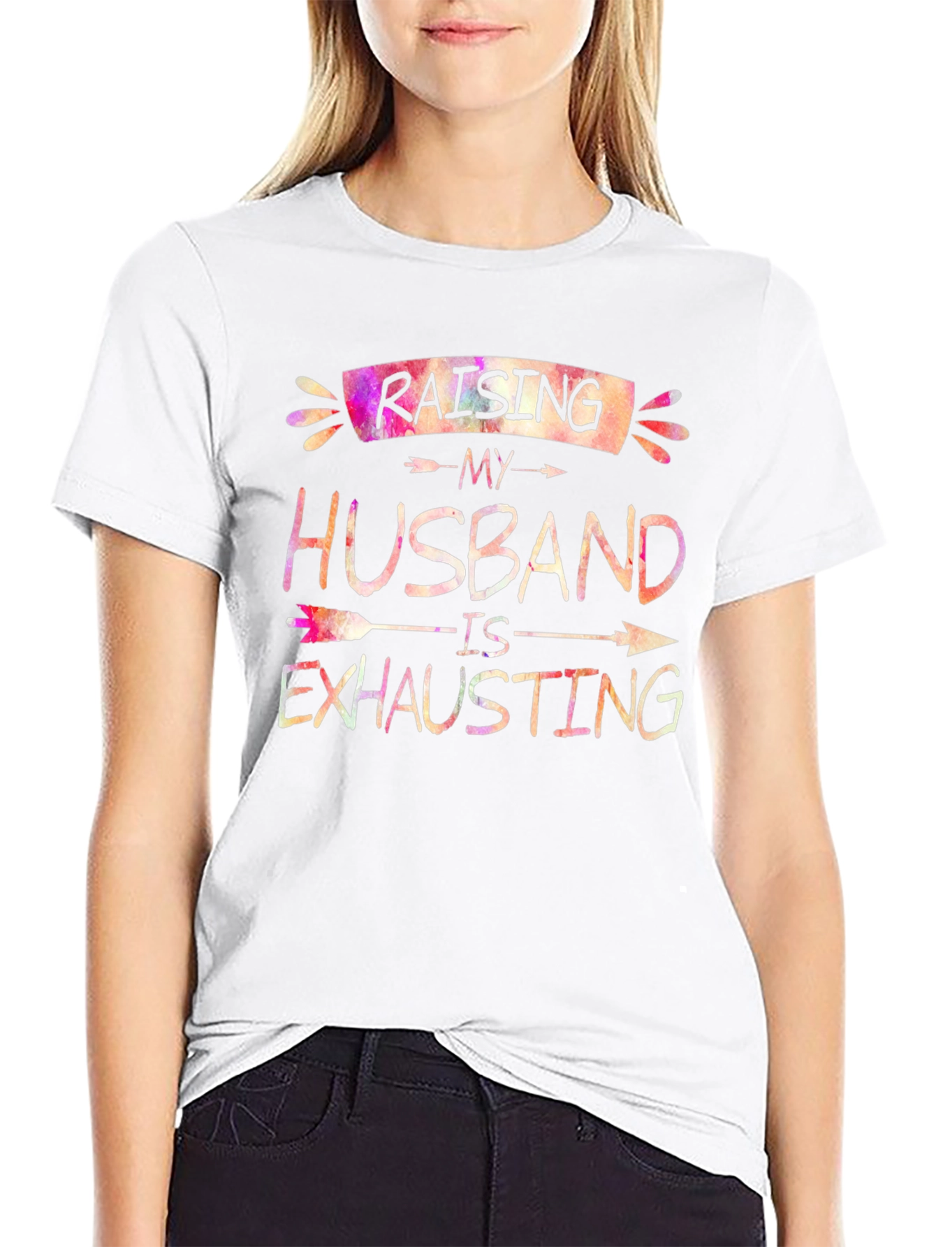 Raising My Husband T-Shirt Funny Wife Tee