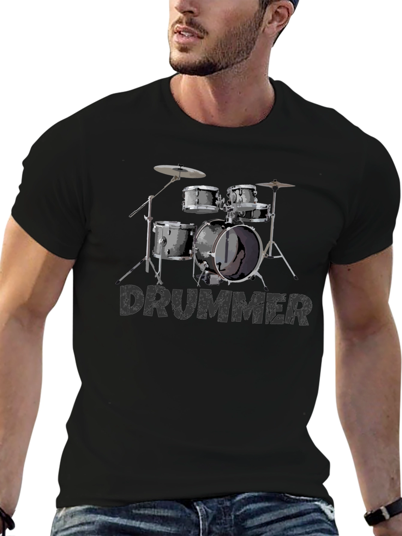 Drummer T-Shirt - Black