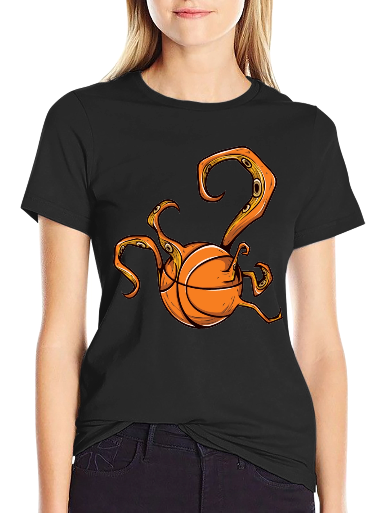 Flying Spaghetti Monster Basketball T-Shirt