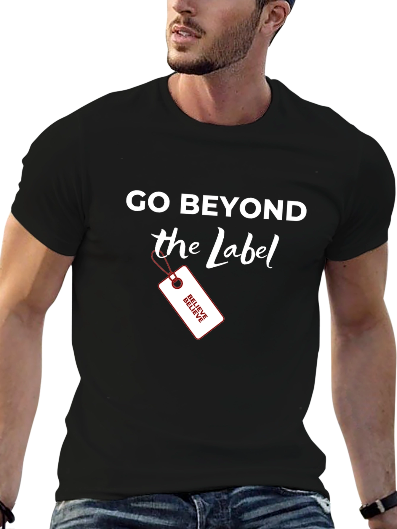 Go Beyond the Label T-Shirt - Black