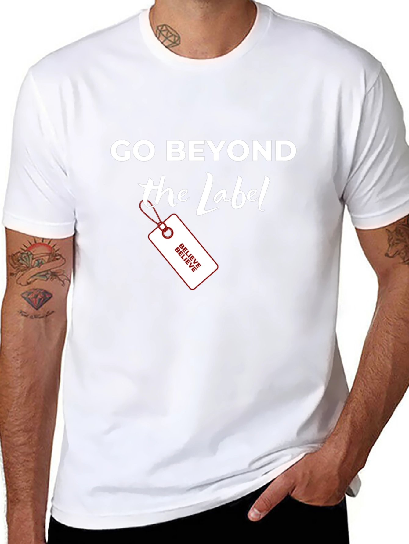 Go Beyond the Label T-Shirt - Black