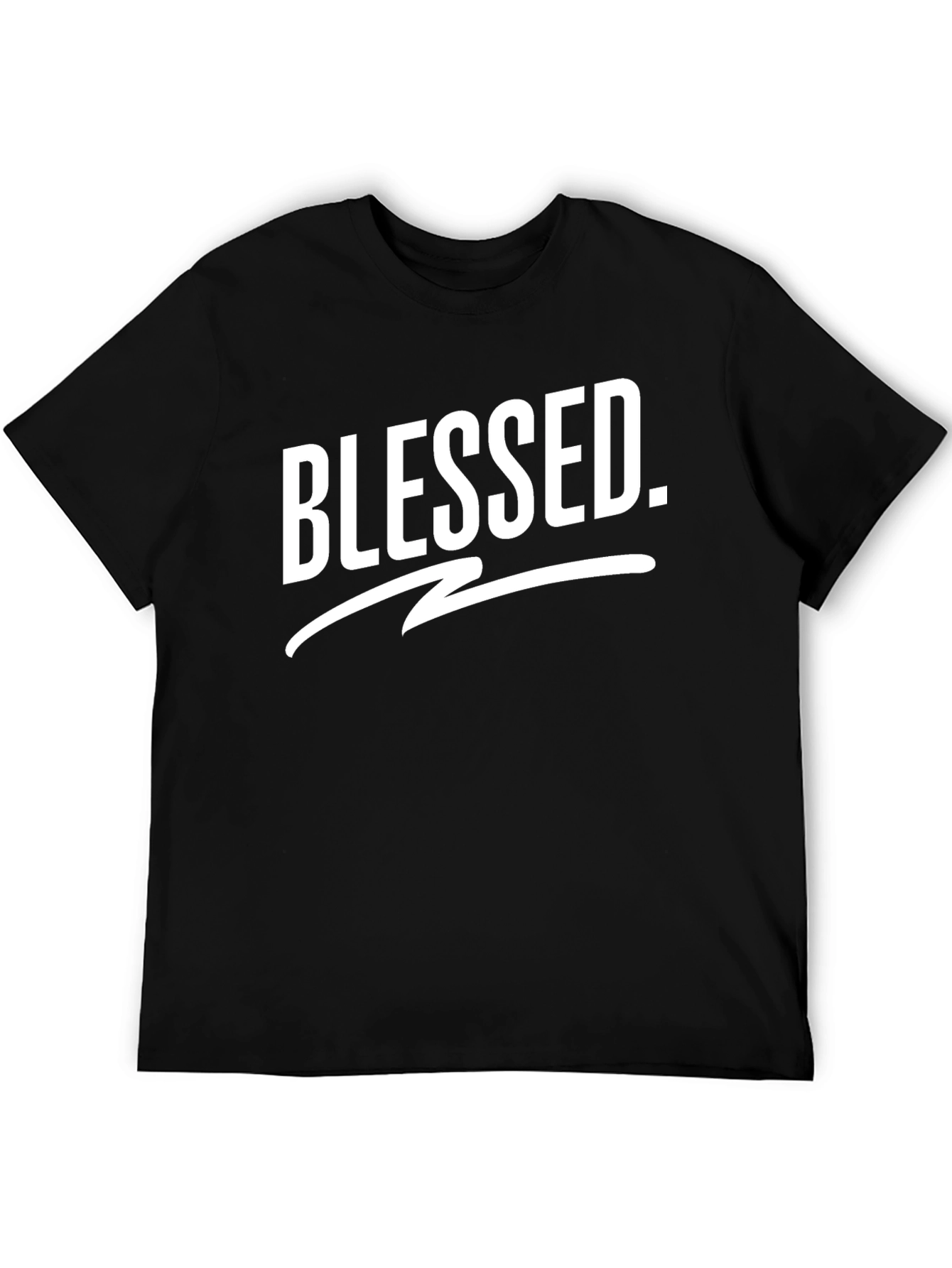 Blessed Graphic T-Shirt - Stylish Black Tee
