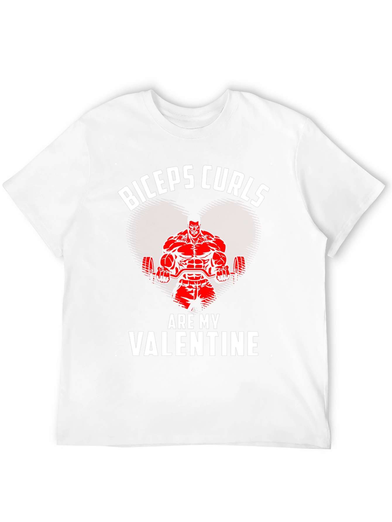 Biceps Curls Valentines Day T-Shirt