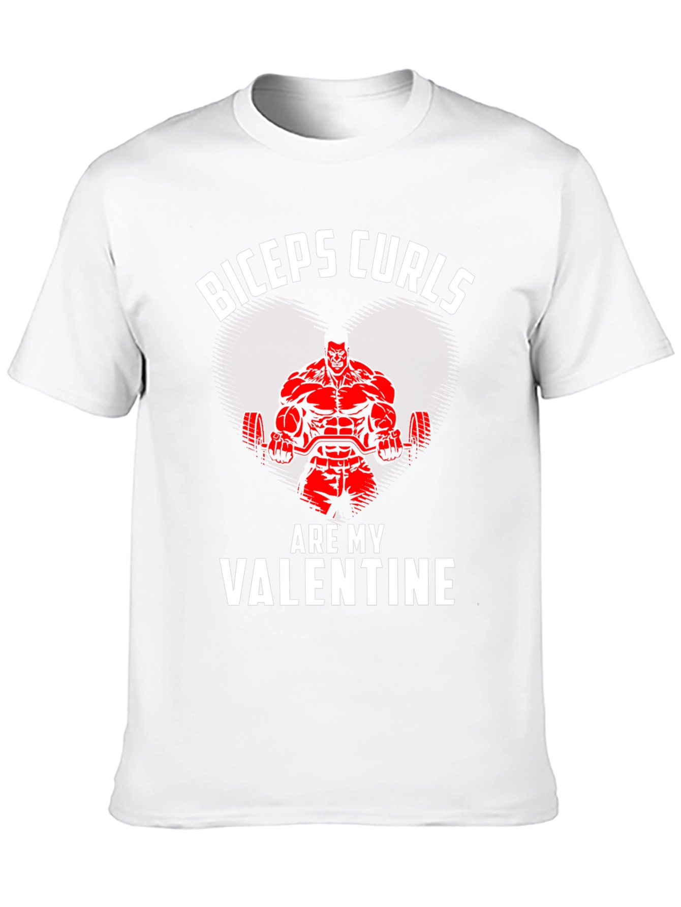 Biceps Curls Valentines Day T-Shirt