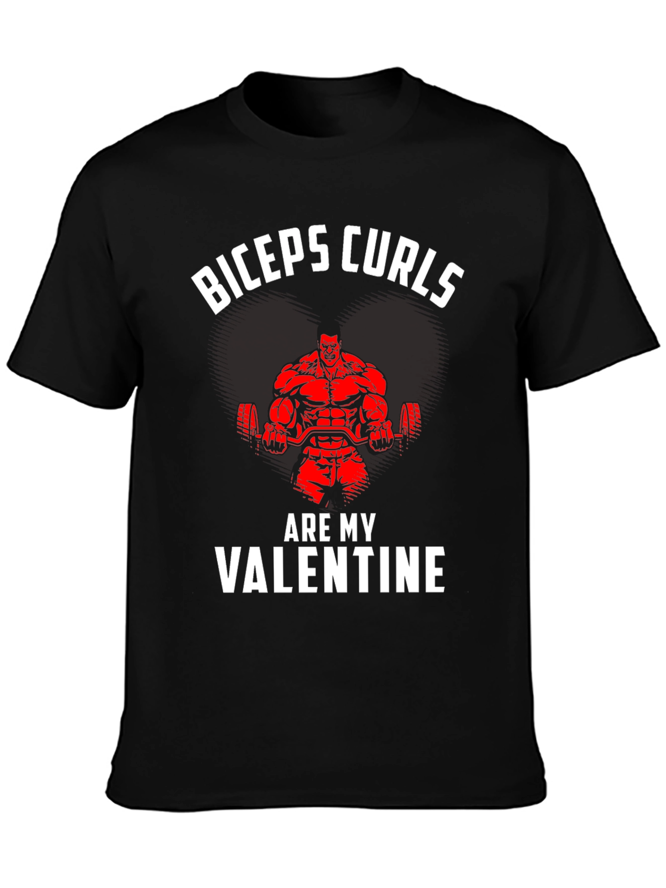 Biceps Curls Valentines Day T-Shirt