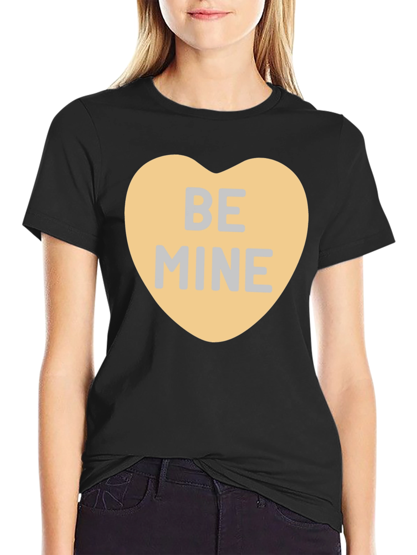 Be Mine Heart Valentines Day T-Shirt