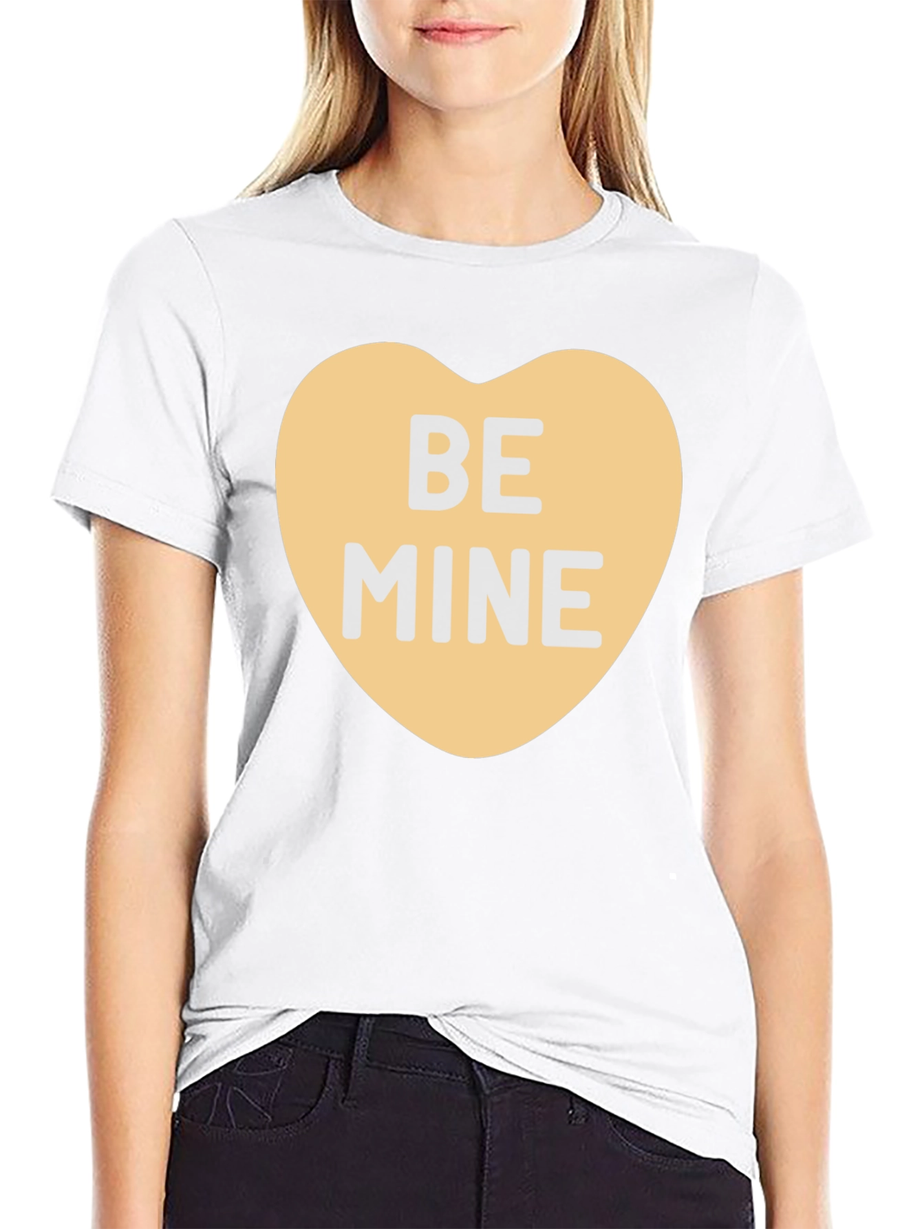 Be Mine Heart Valentines Day T-Shirt