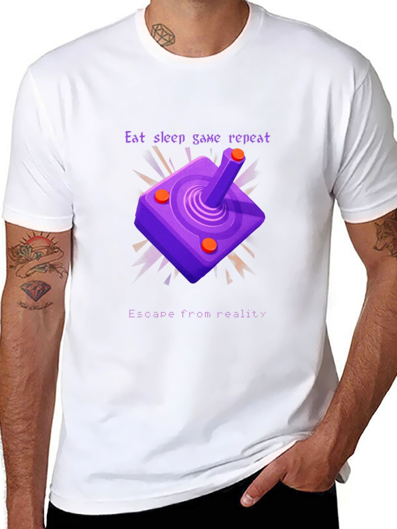 Eat Sleep Game Repeat T-Shirt