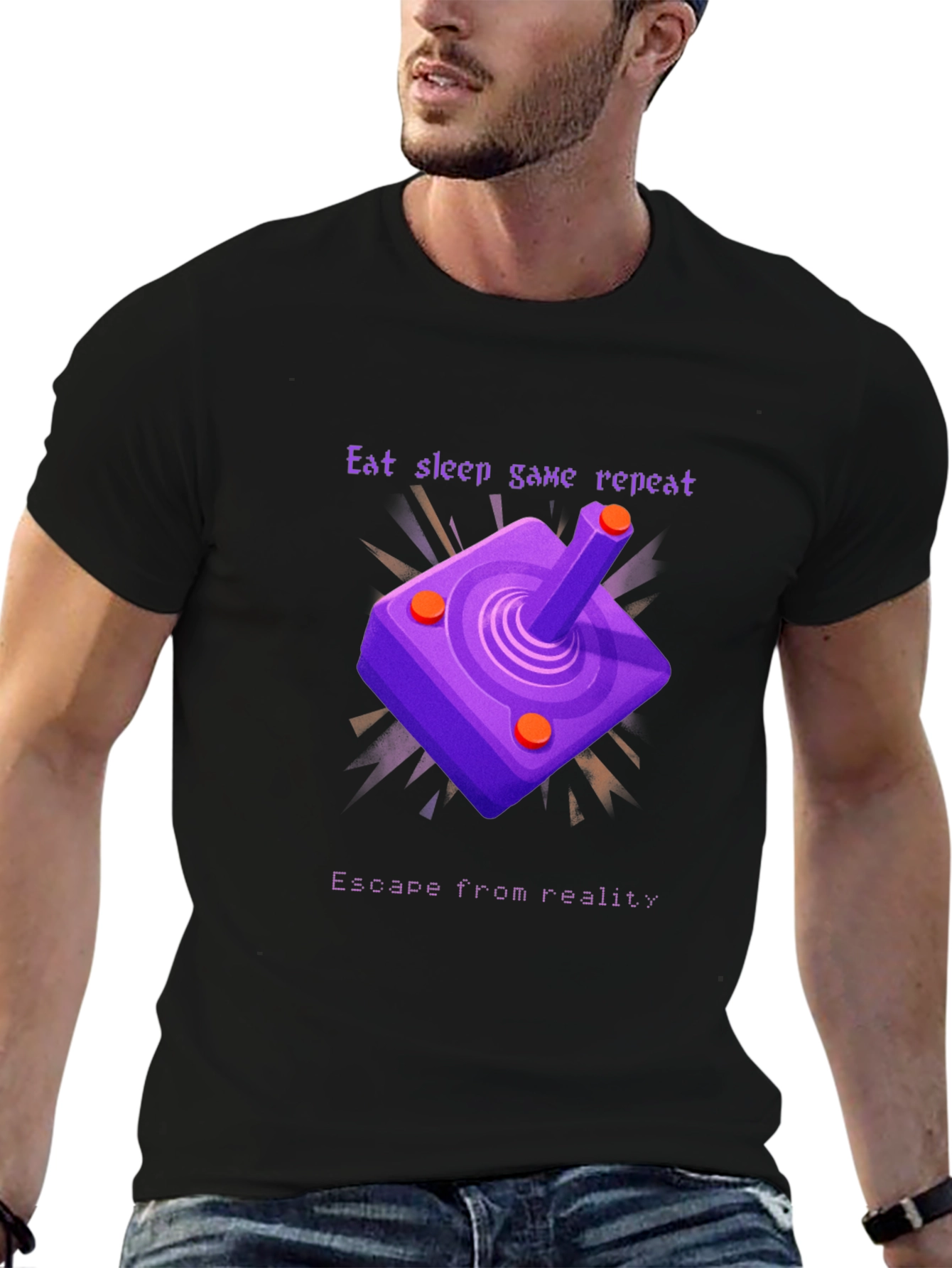 Eat Sleep Game Repeat T-Shirt