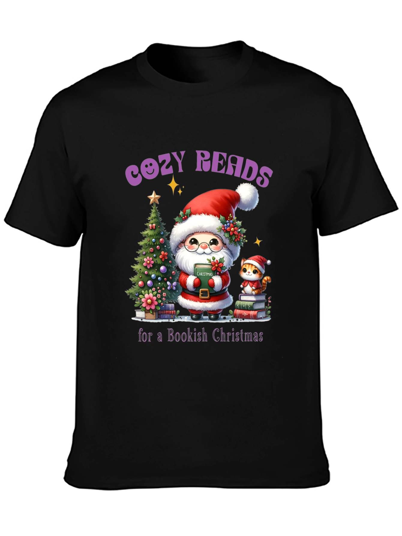 Cozy Reads Christmas T-Shirt