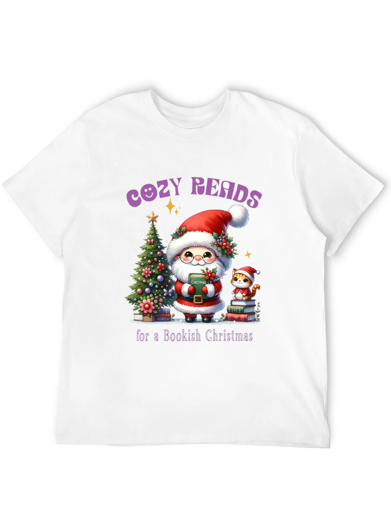 Cozy Reads Christmas T-Shirt