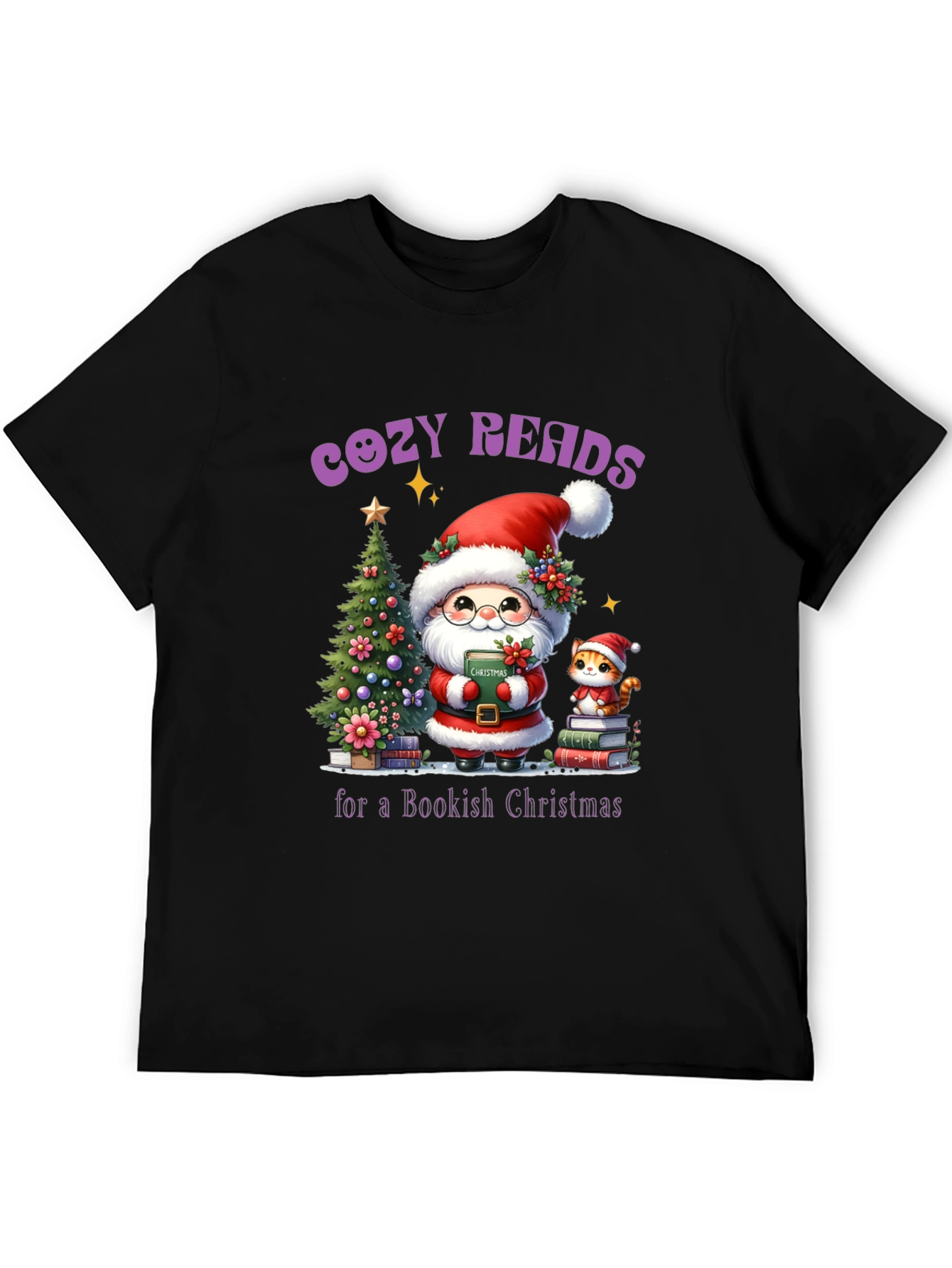 Cozy Reads Christmas T-Shirt