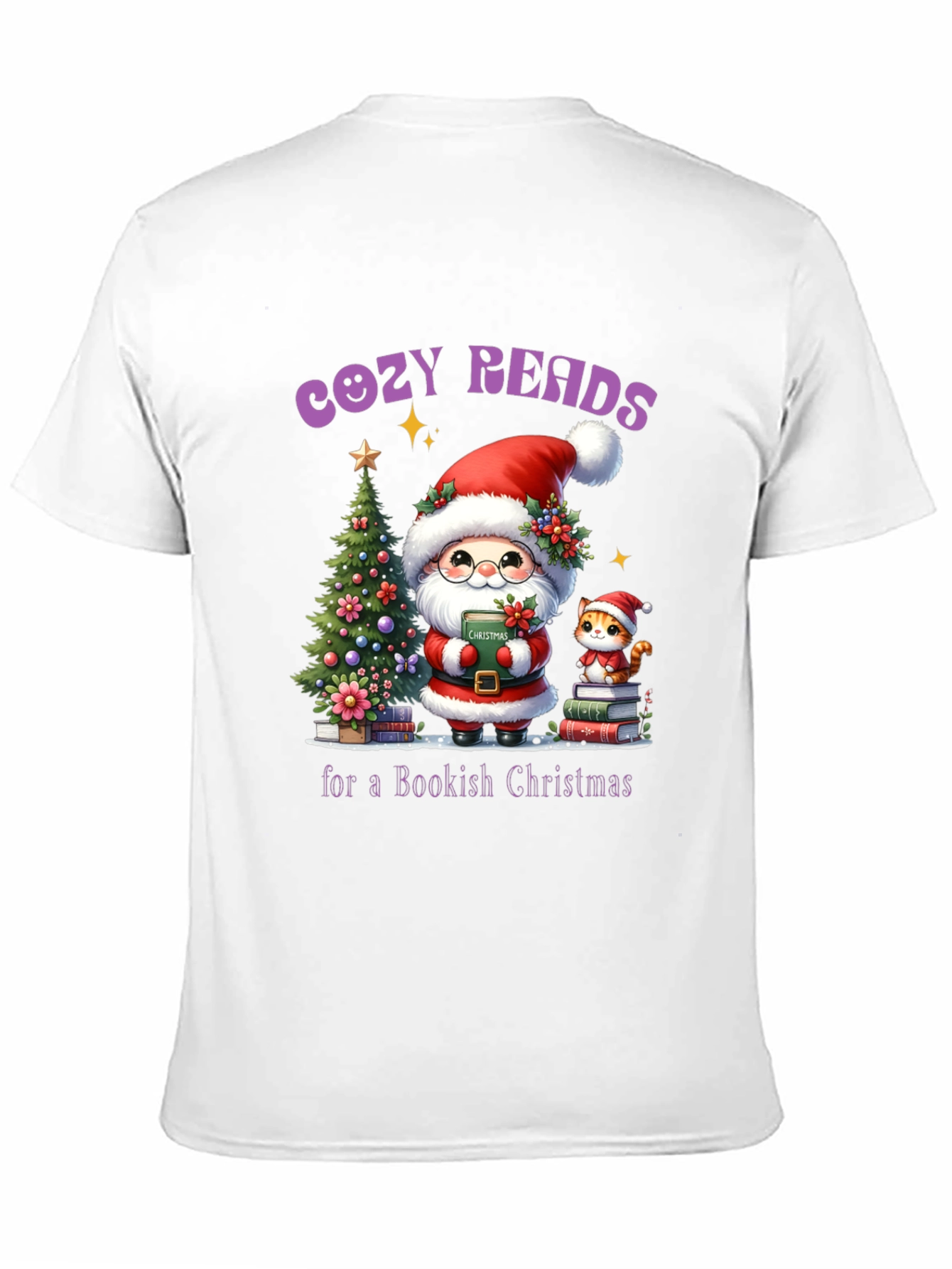 Cozy Reads Christmas T-Shirt