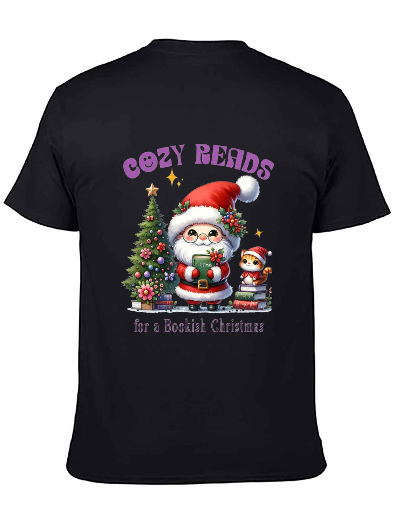 Cozy Reads Christmas T-Shirt