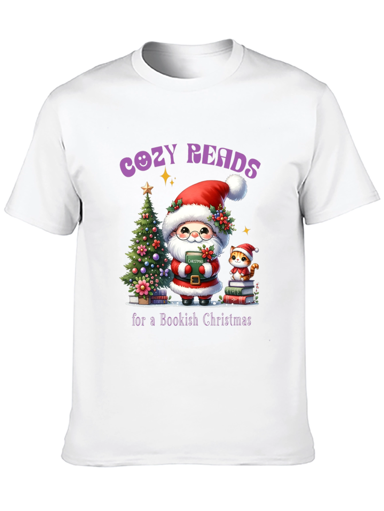 Cozy Reads Christmas T-Shirt