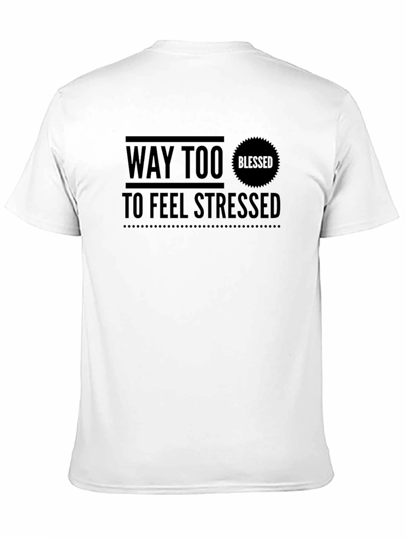 Way Too Blessed Graphic Tee - Black Comfort