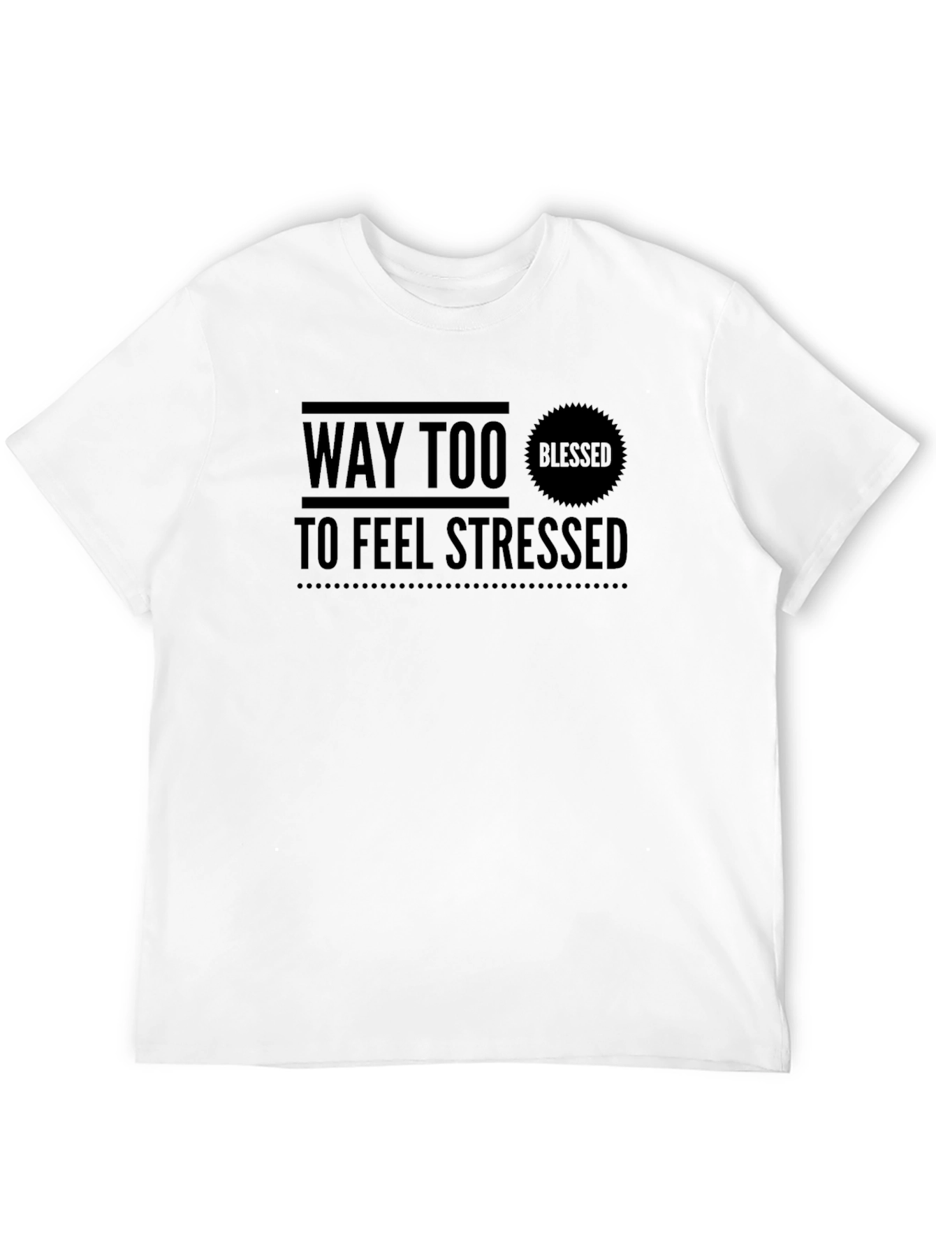 Way Too Blessed Graphic Tee - Black Comfort