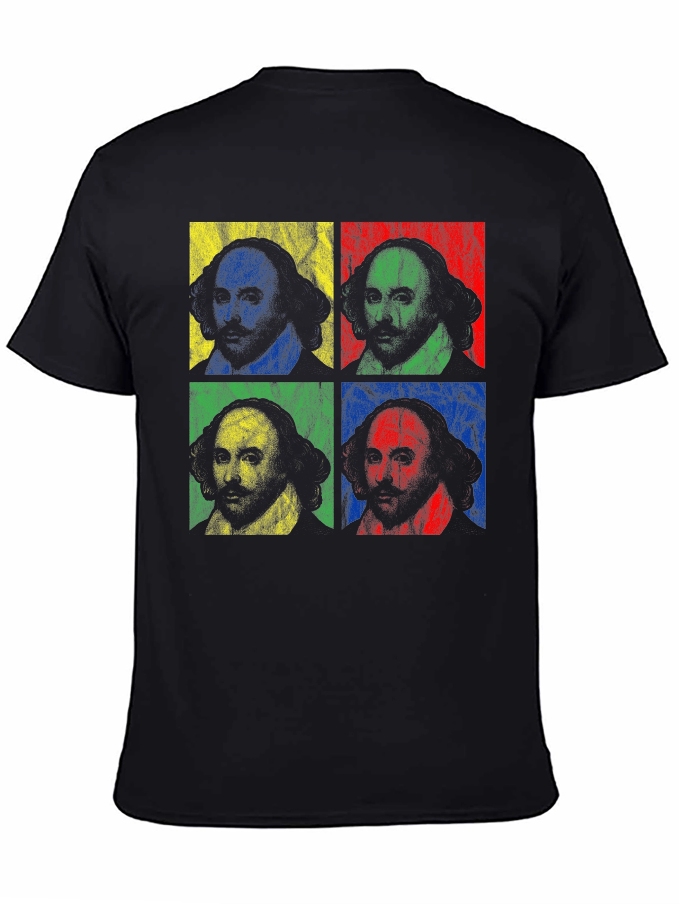 Shakespeare Pop Art T-Shirt - Literary Style