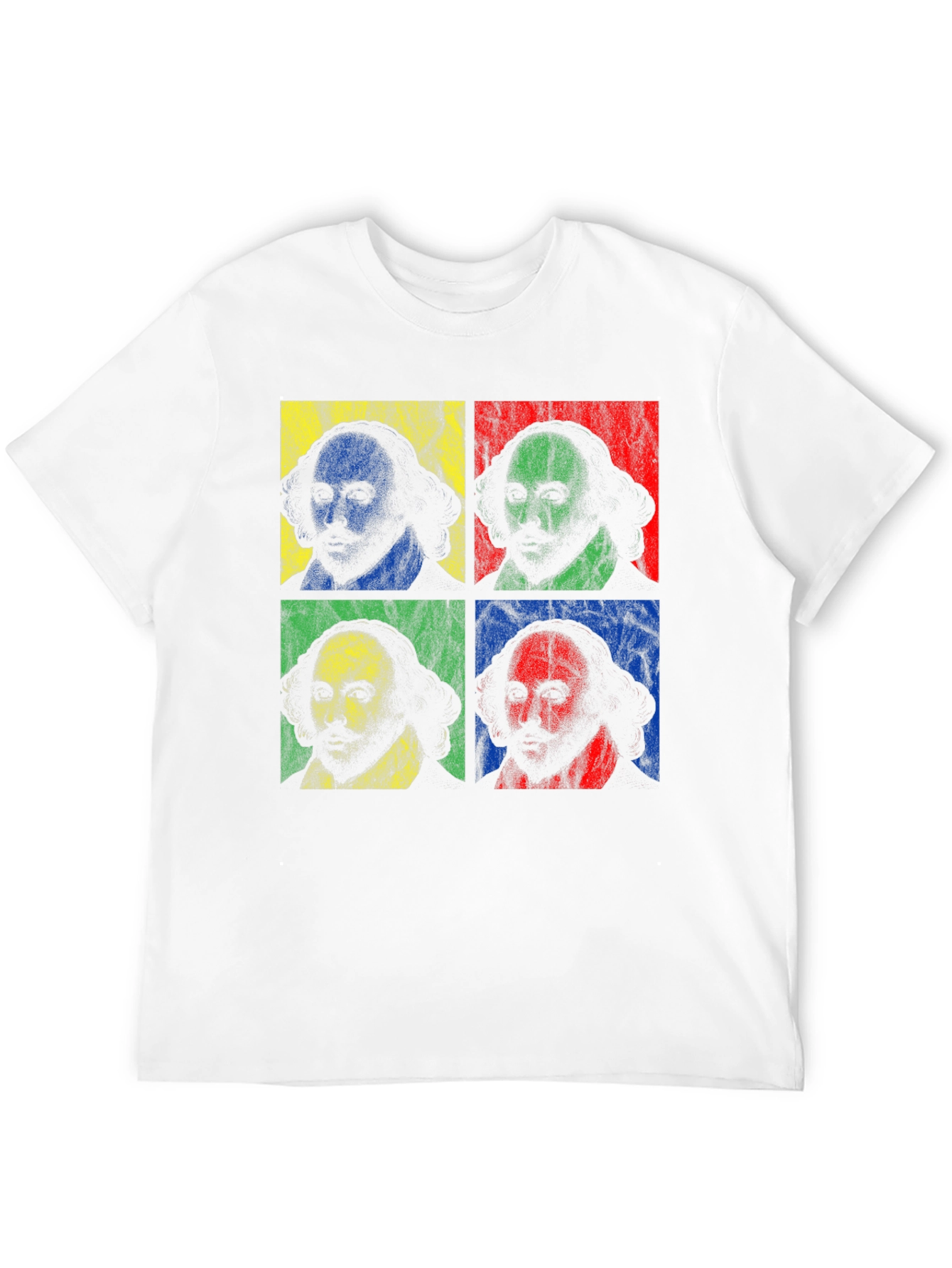 Shakespeare Pop Art T-Shirt - Literary Style
