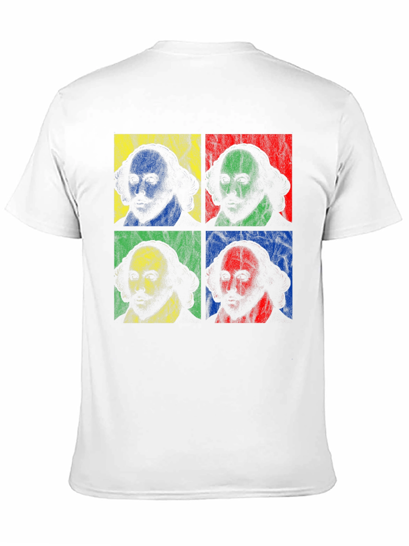 Shakespeare Pop Art T-Shirt - Literary Style