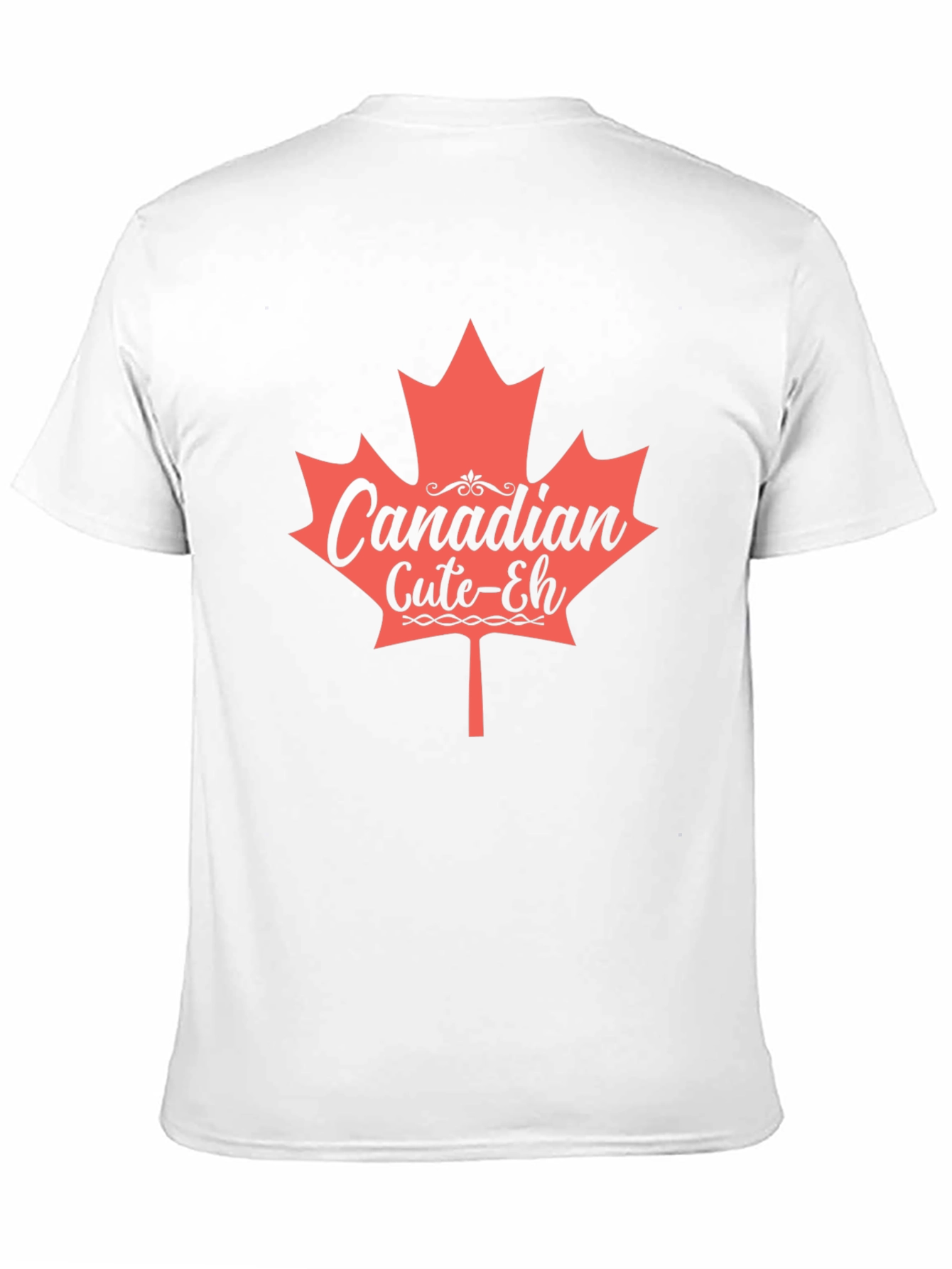 Canadian Cute-Eh Maple Leaf Graphic T-Shirt