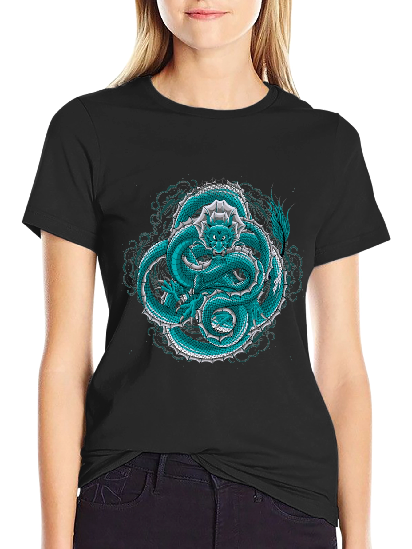 Dragon Graphic Tee - Cool Mythical Creature Shirt