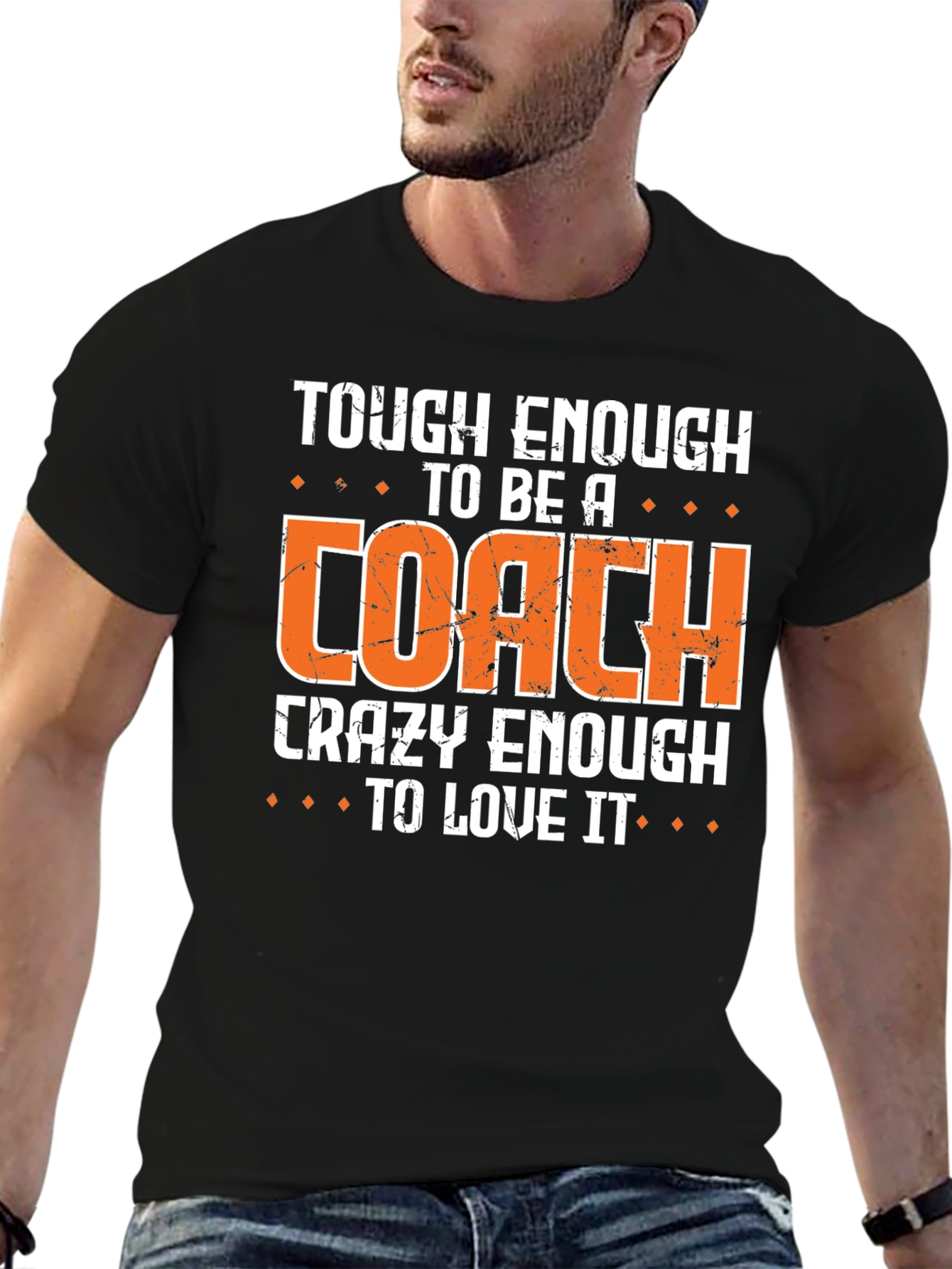 Tough Enough Coach Graphic Tee
