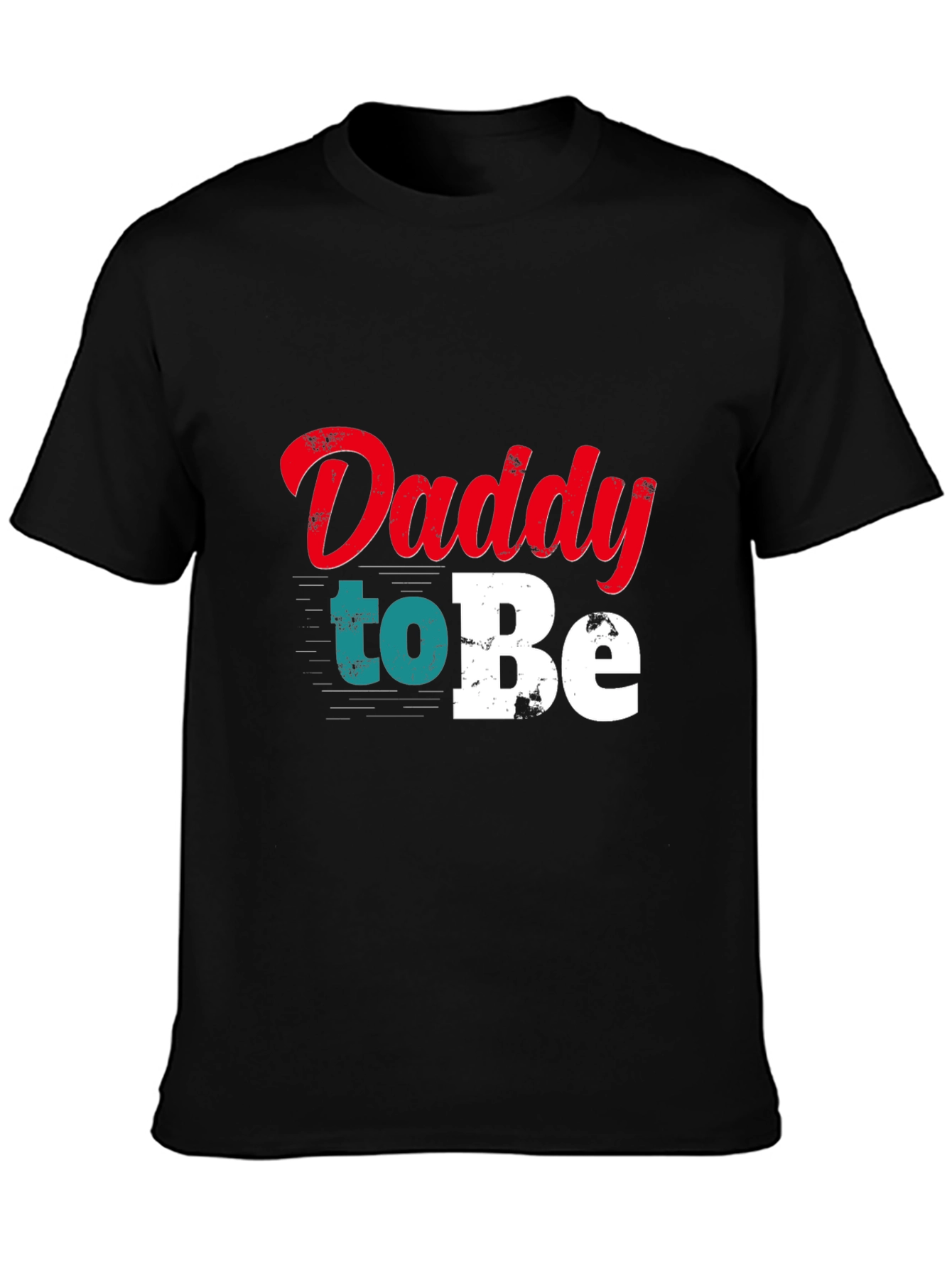 Daddy To Be Graphic Tee - Black T-Shirt