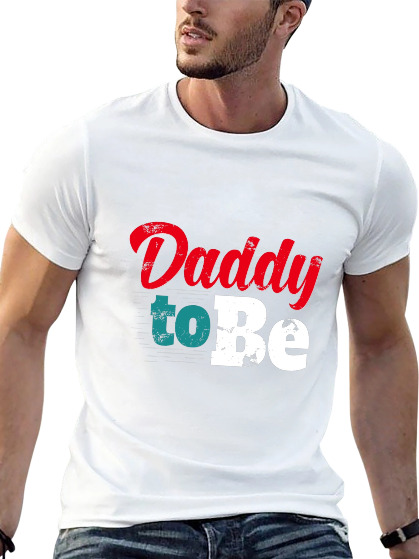 Daddy To Be Graphic Tee - Black T-Shirt