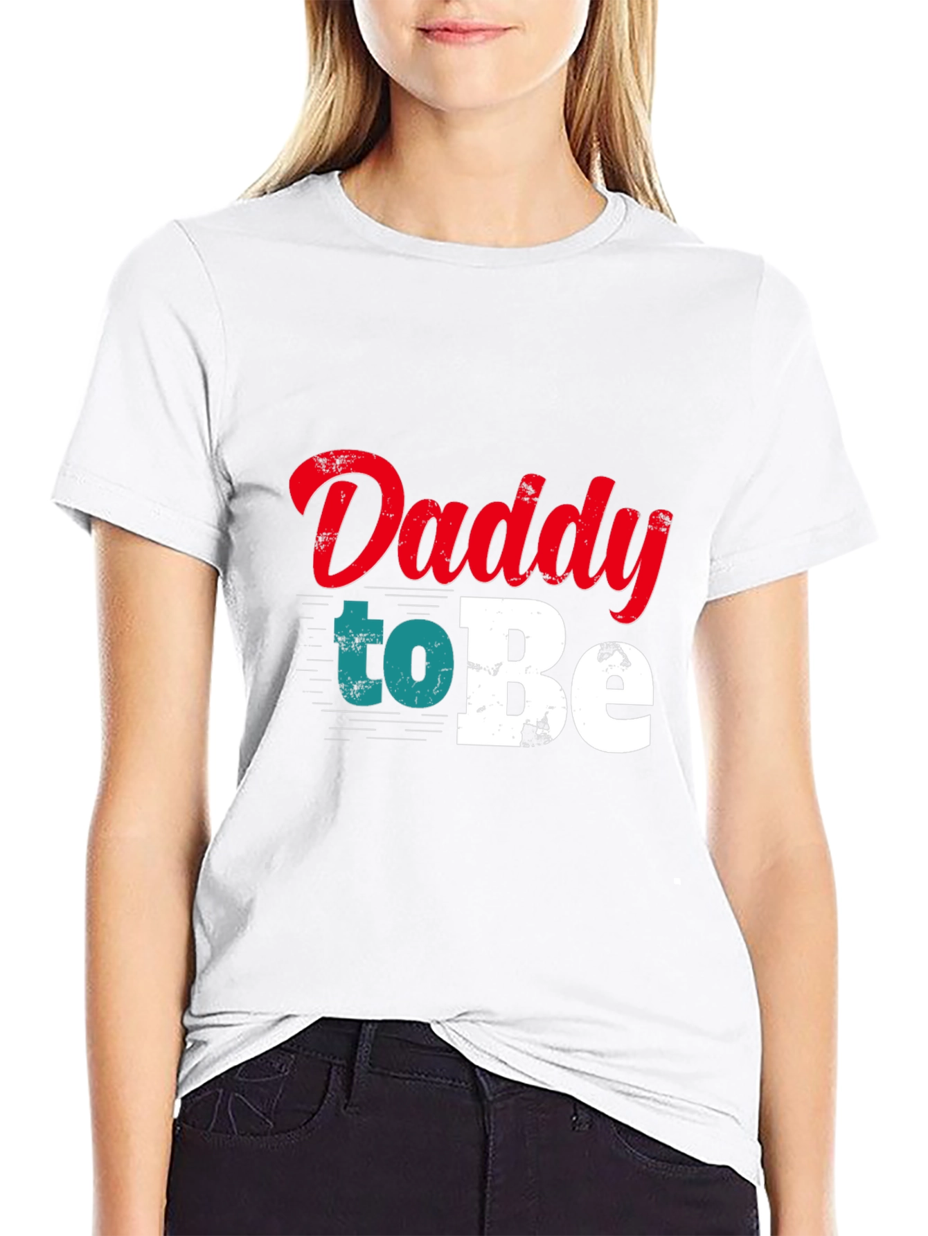 Daddy To Be Graphic Tee - Black T-Shirt