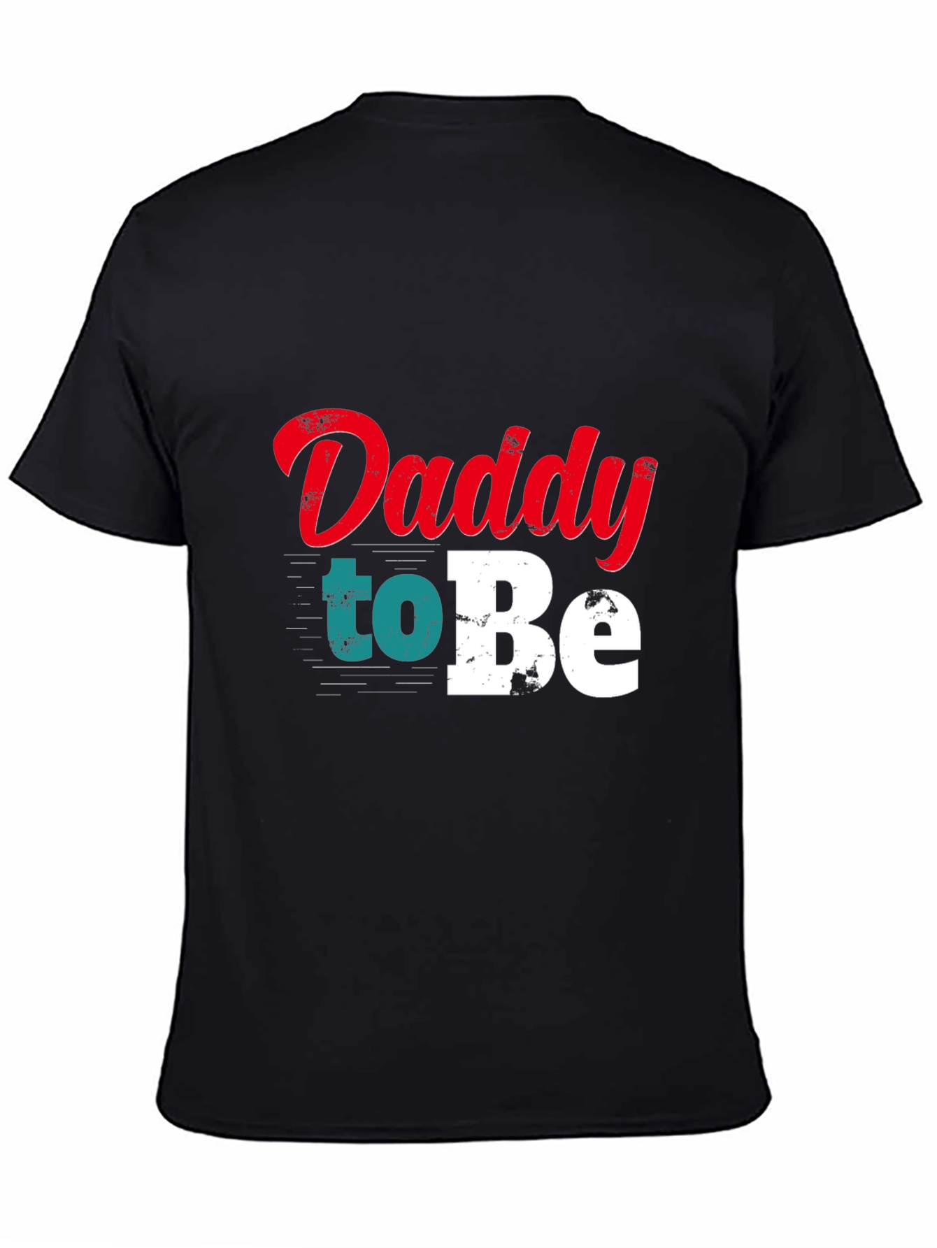 Daddy To Be Graphic Tee - Black T-Shirt