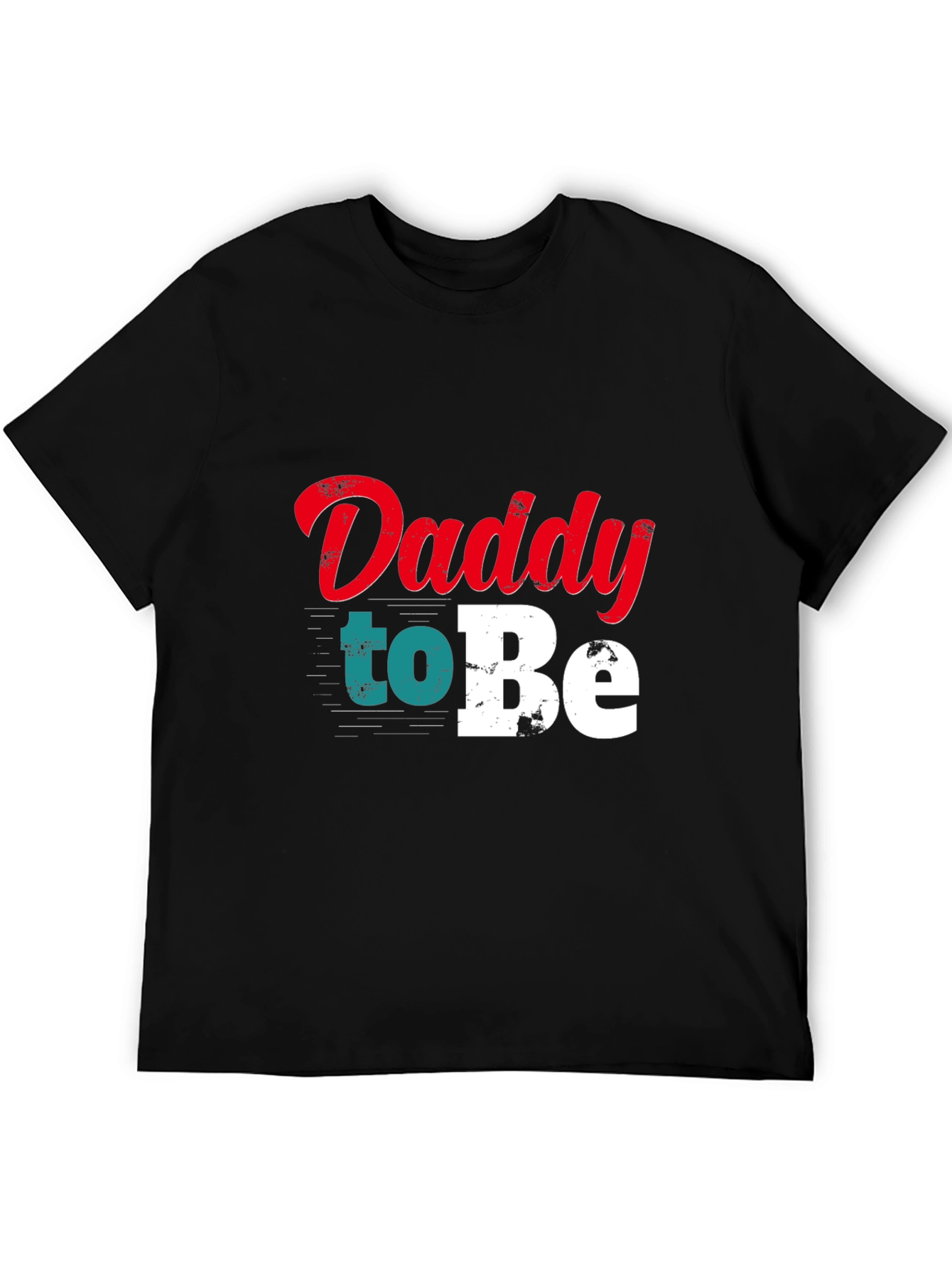 Daddy To Be Graphic Tee - Black T-Shirt