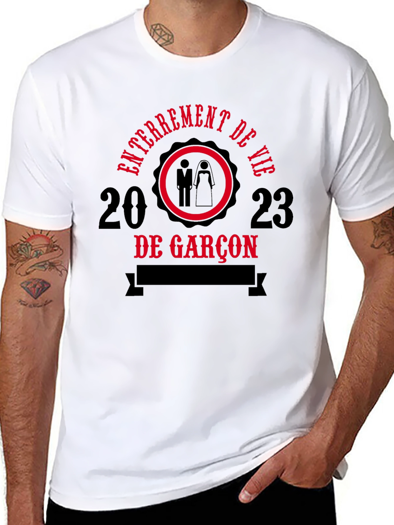 Grooms Bachelor Party T-Shirt - 2023 Wedding